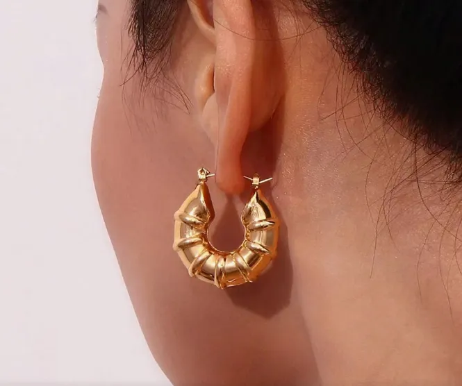 Brioche Hoop Earrings