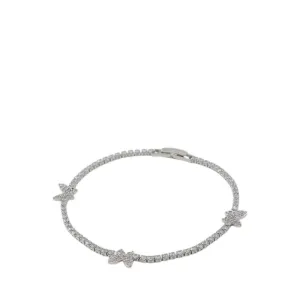 BUTTERFLYY BRACELETS - SILVER/CLEAR MULTI