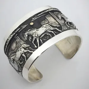 Canyon Horses Wide Cuff Bracelet, by Cody Hunter