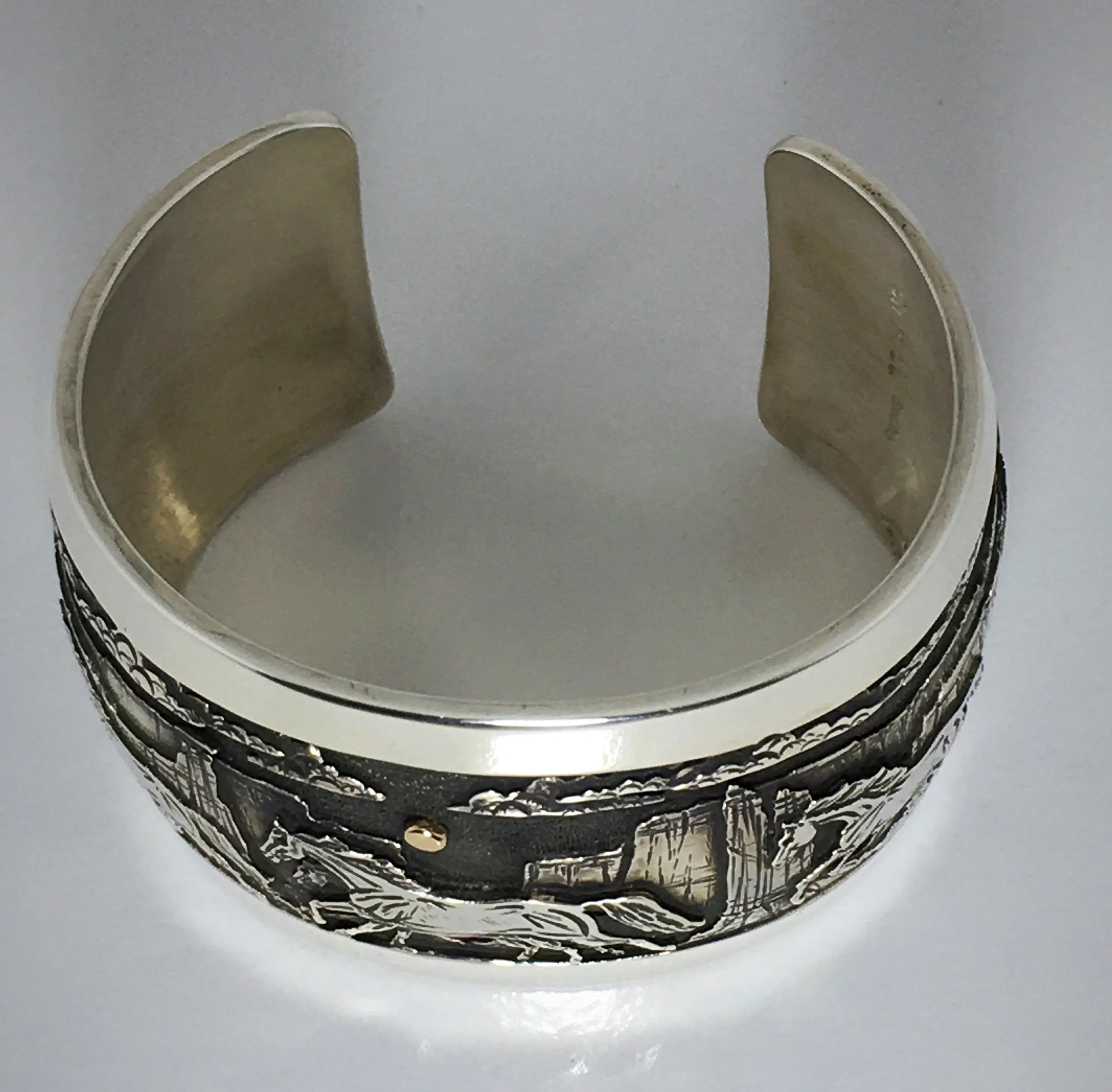 Canyon Horses Wide Cuff Bracelet, by Cody Hunter