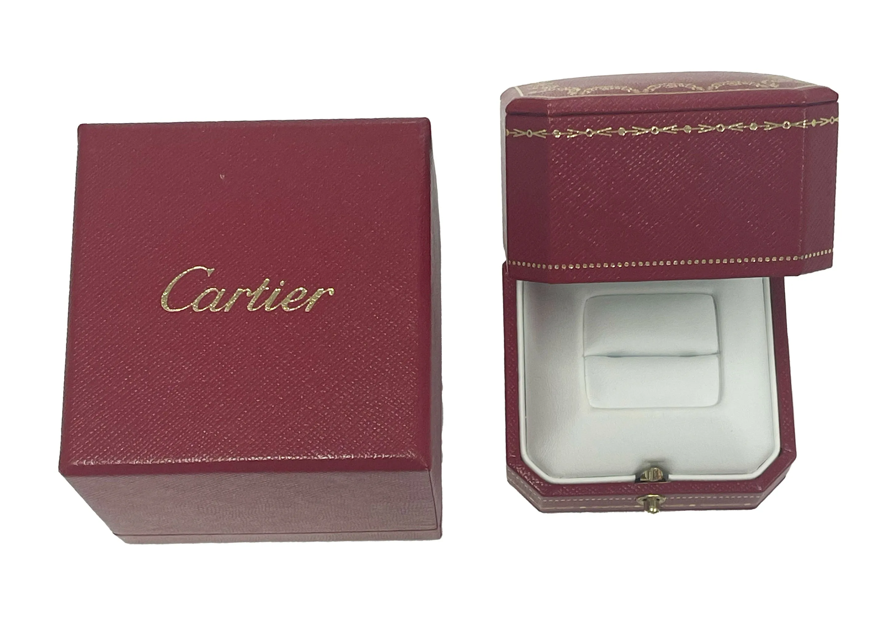 Cartier 1895 Diamond Engagement Ring in Platinum G VS1 0.3 CTW