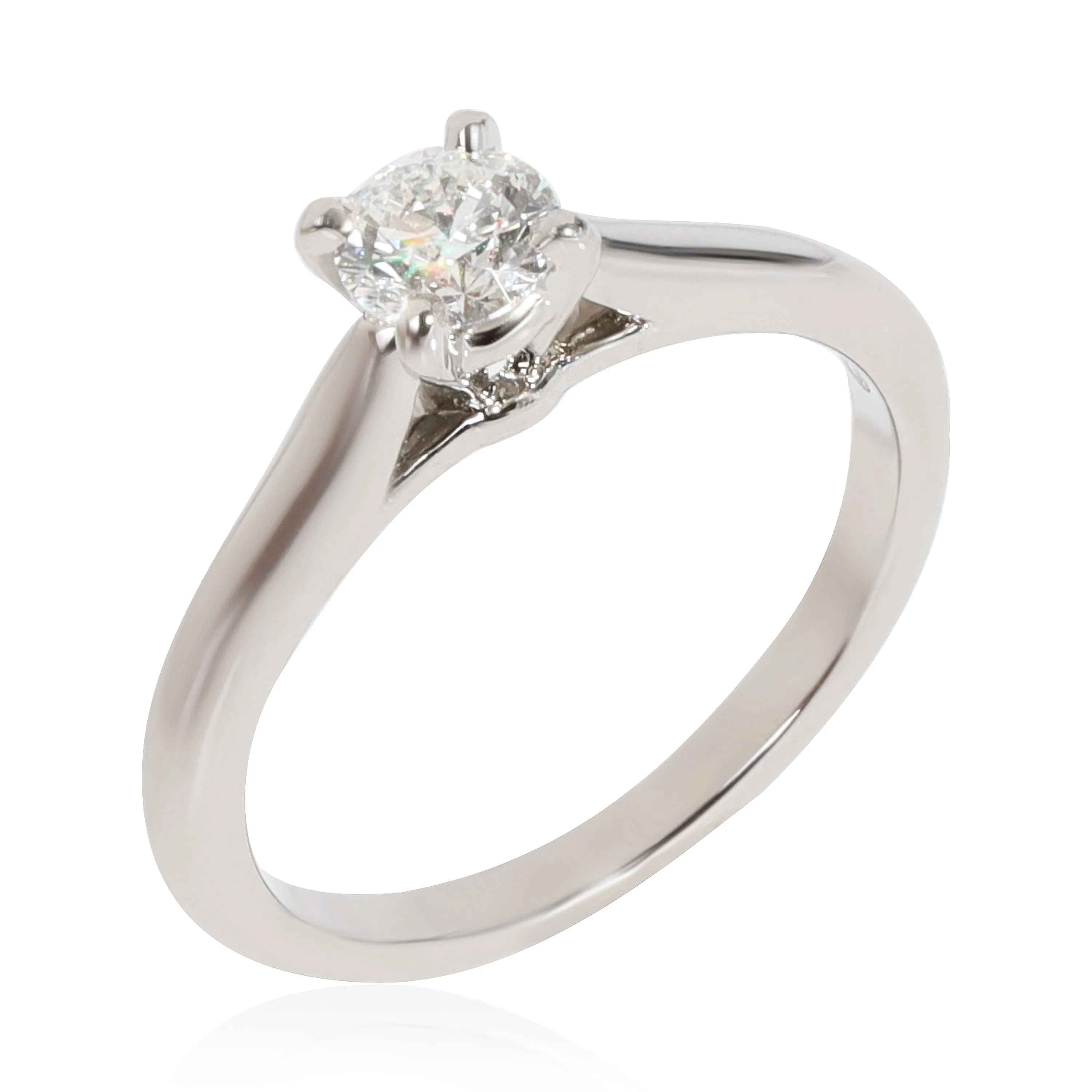Cartier 1895 Diamond Engagement Ring in Platinum G VS1 0.3 CTW
