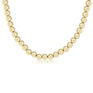 Choker 15” Classic Gold 7mm Bead