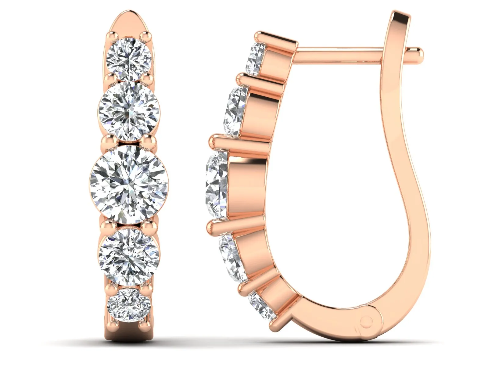 Classic Hoop Earrings - 1.82 ct.
