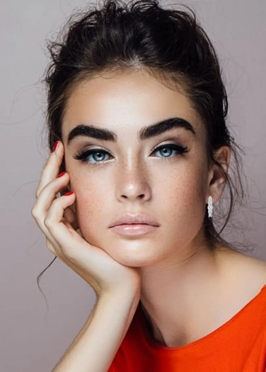 Classic Hoop Earrings - 1.82 ct.