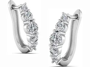 Classic Hoop Earrings - 1.82 ct.