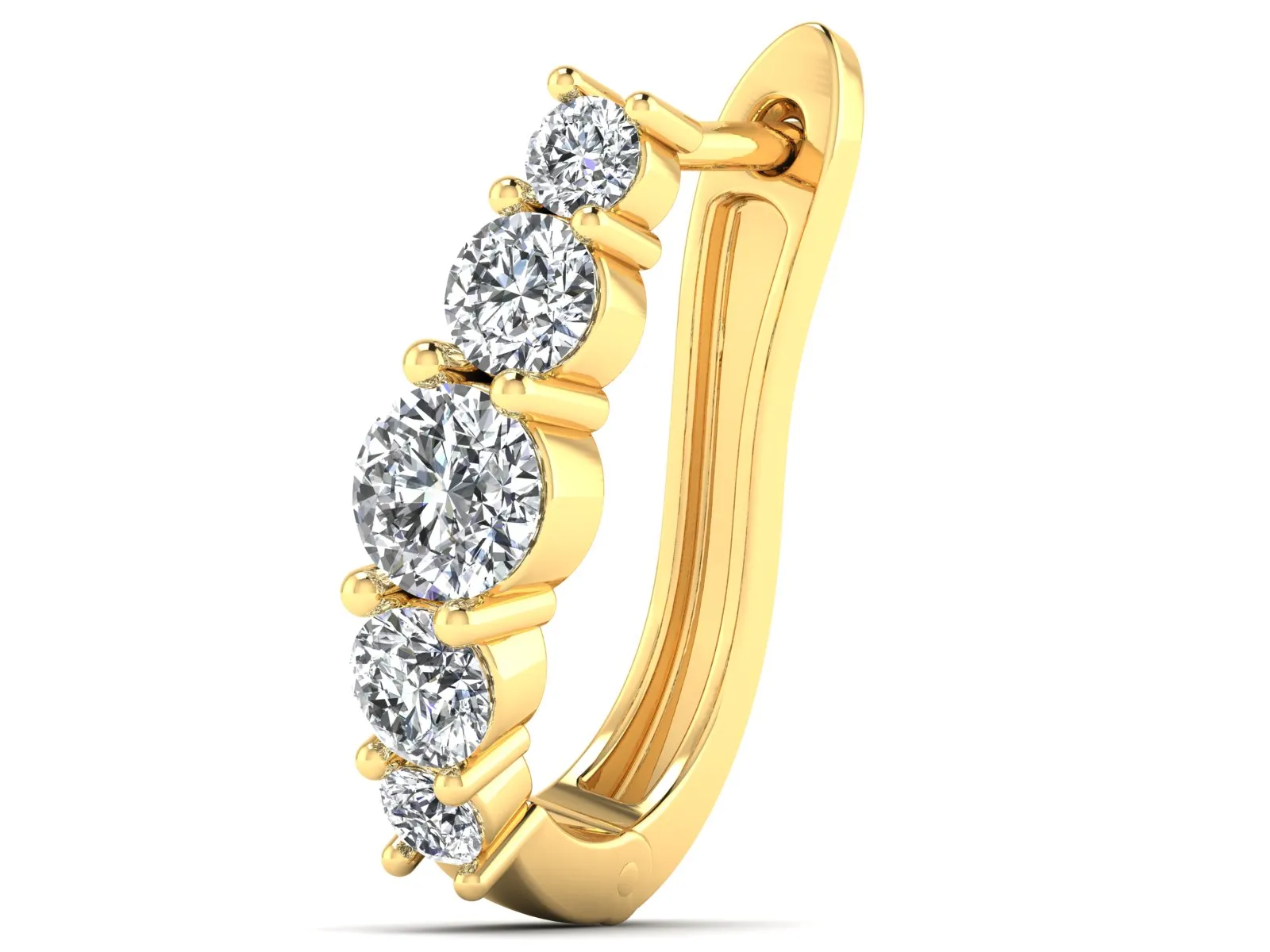 Classic Hoop Earrings - 1.82 ct.