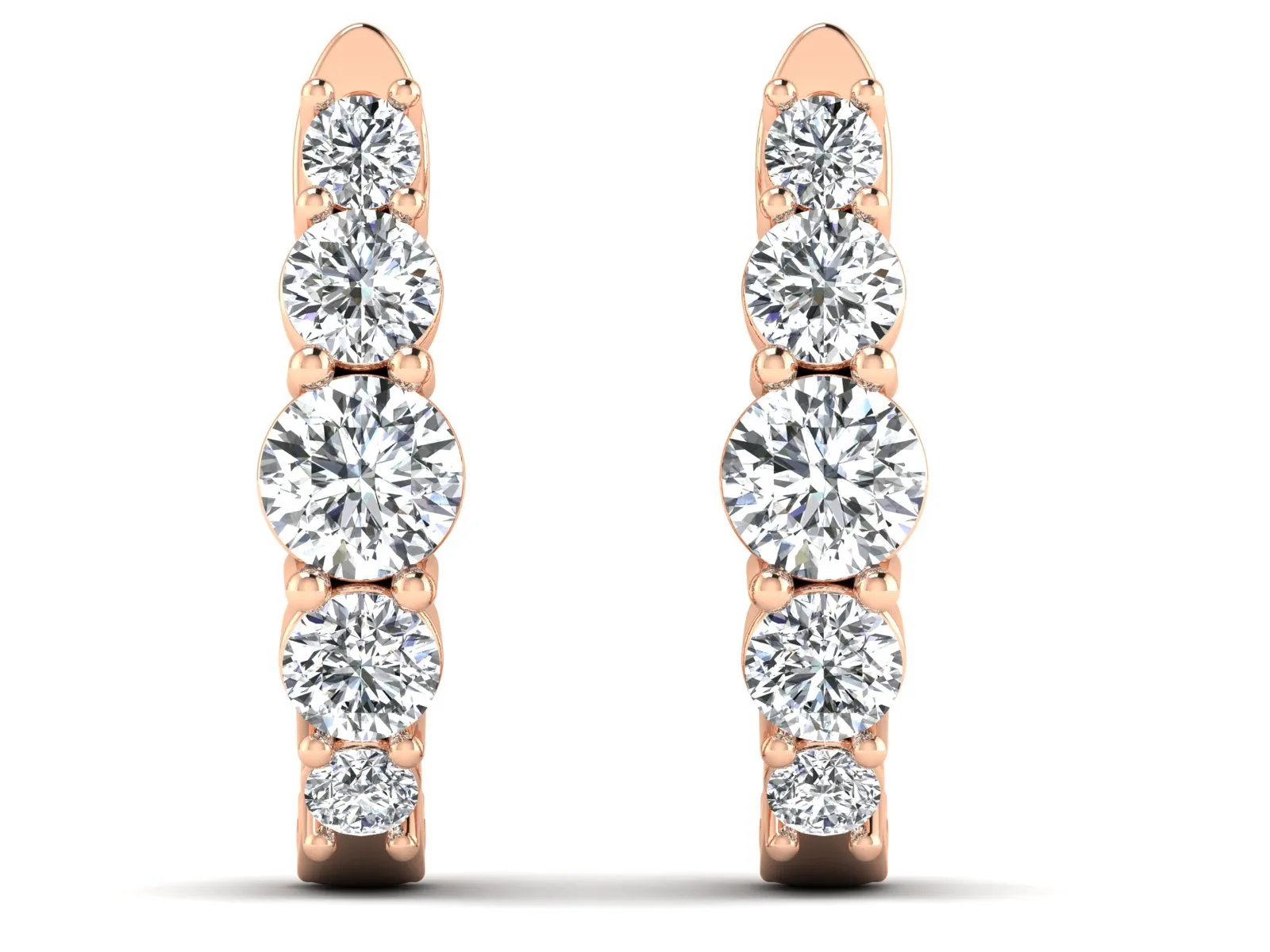 Classic Hoop Earrings - 1.82 ct.