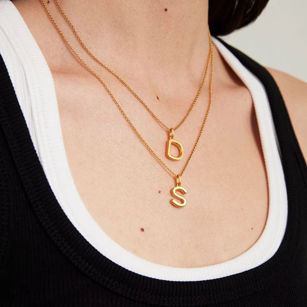 Classic Initial Necklace, Dean Davidson Initial Pendant
