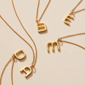 Classic Initial Necklace, Dean Davidson Initial Pendant
