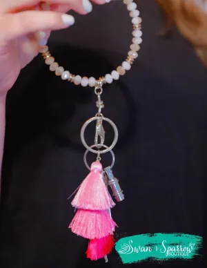 Coastal Drive Keychain Ring