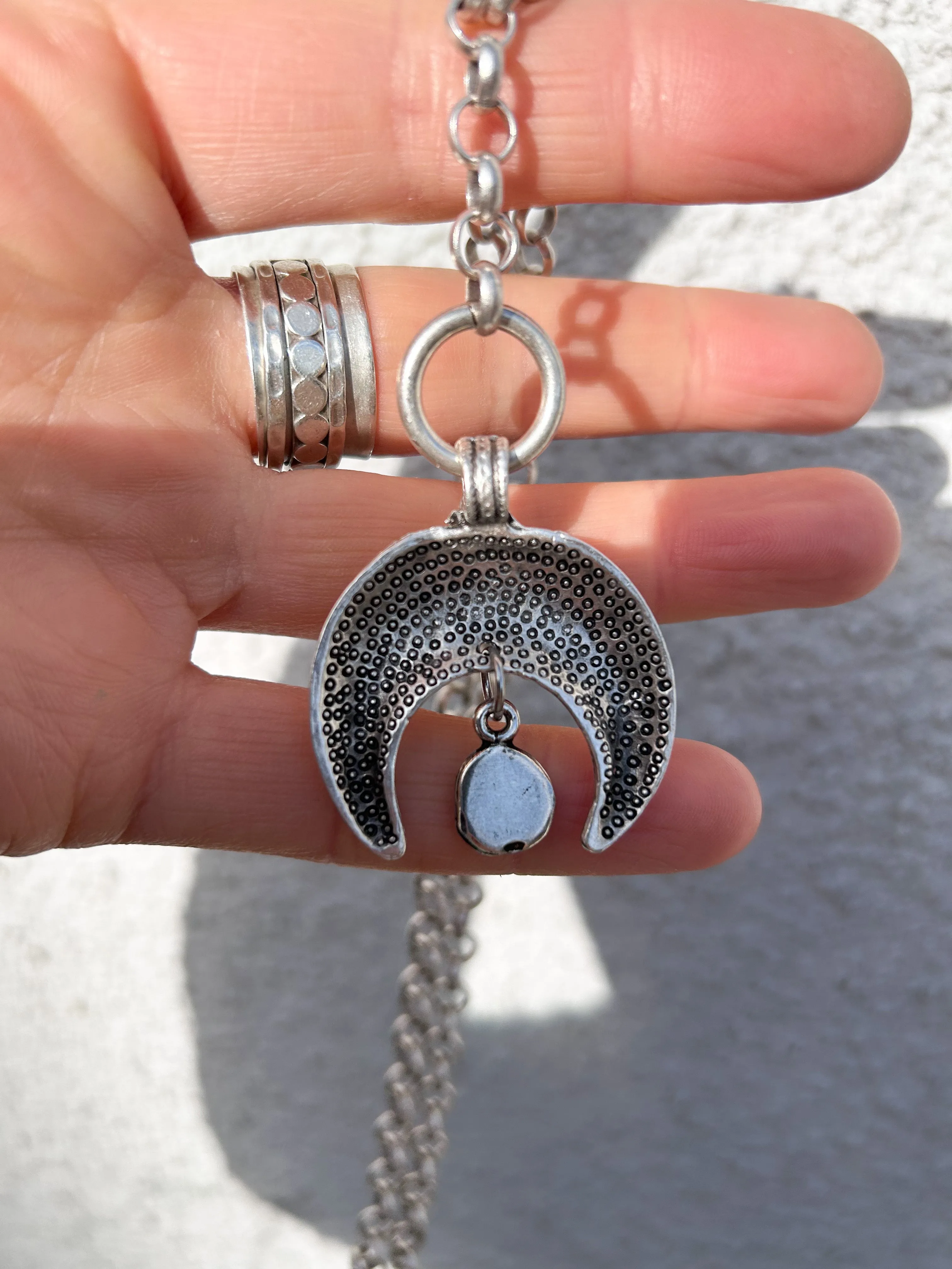 Crescent Statement Necklace
