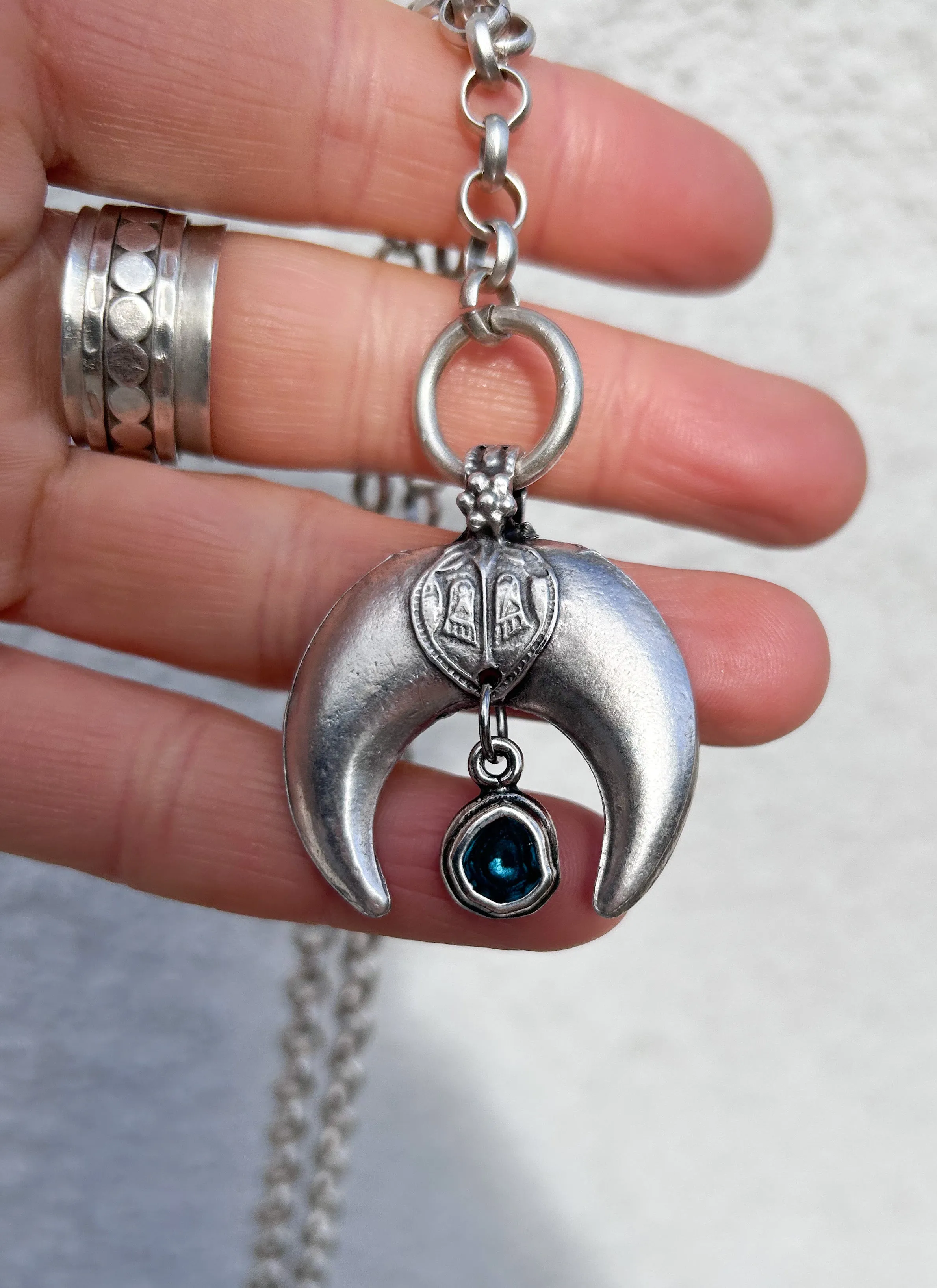 Crescent Statement Necklace