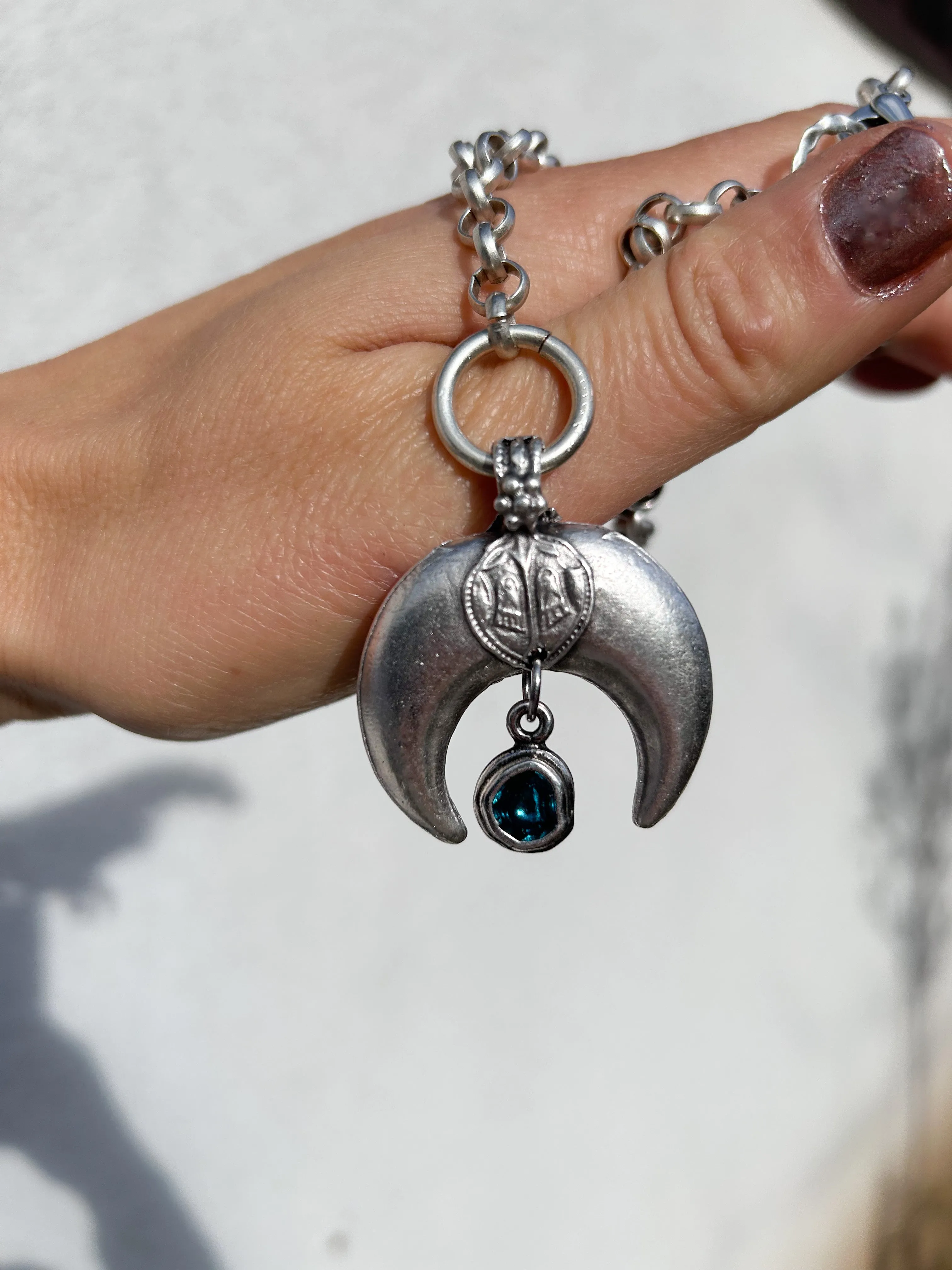 Crescent Statement Necklace
