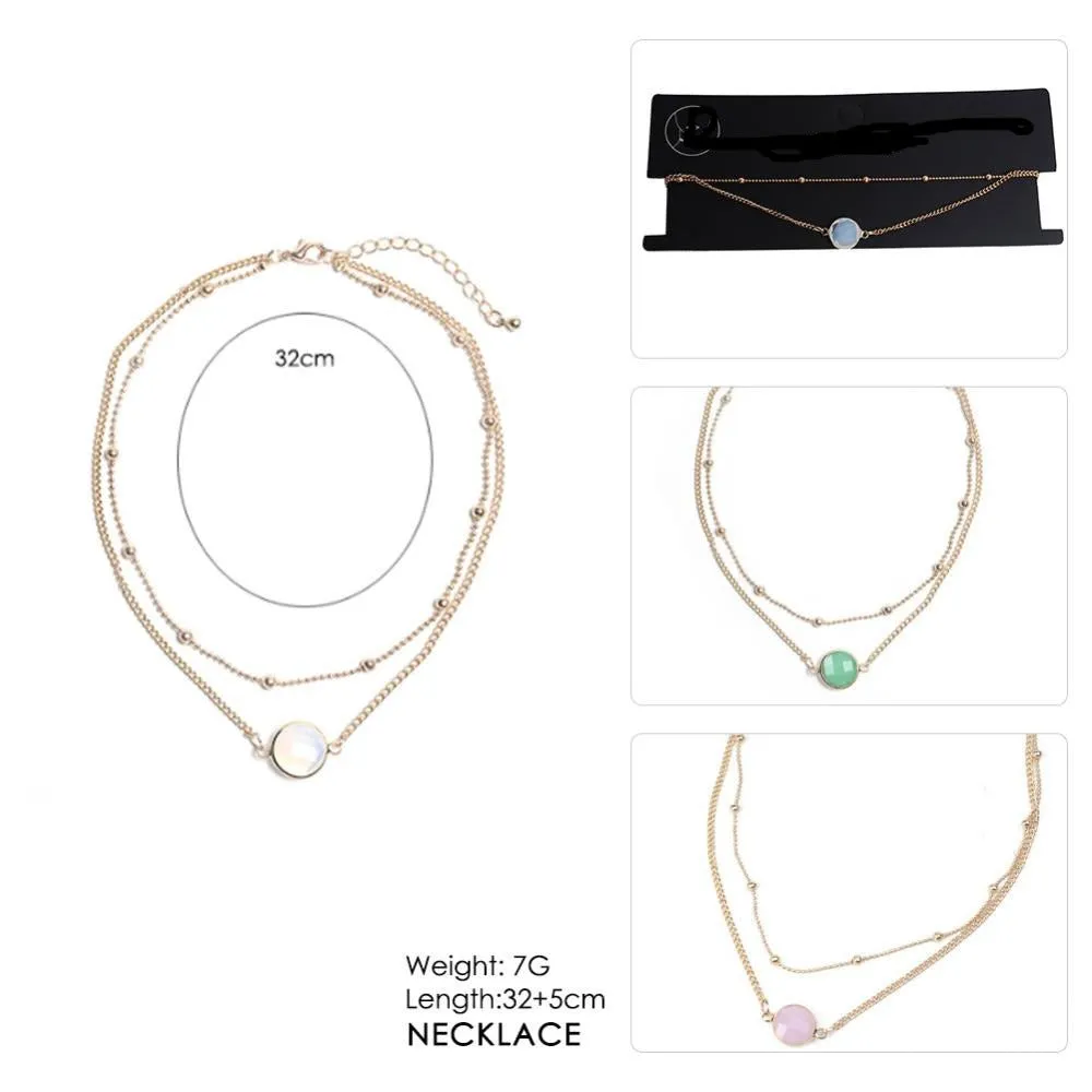 Crystal Choker Chain Necklace