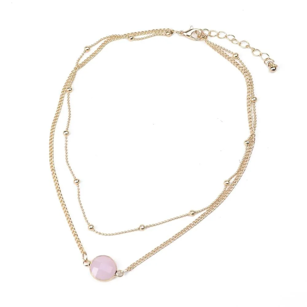 Crystal Choker Chain Necklace