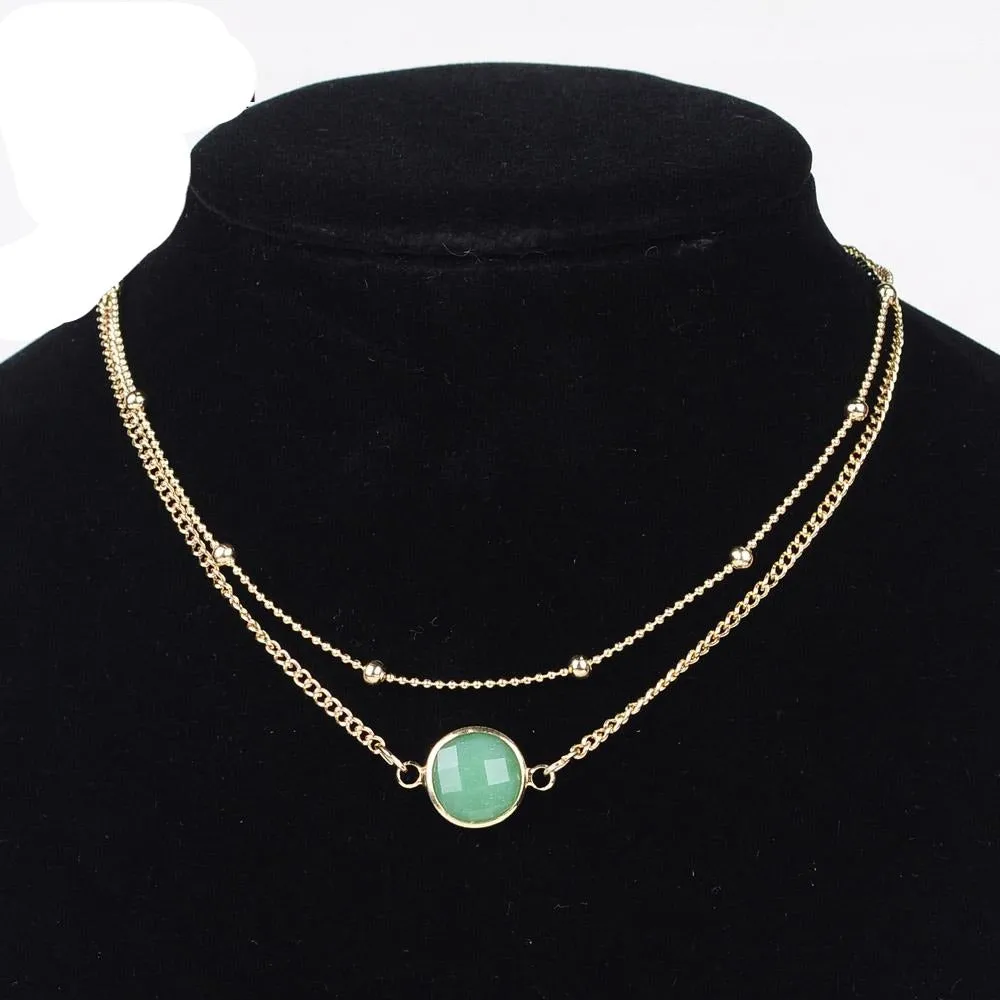 Crystal Choker Chain Necklace