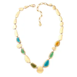 CRYSTAL NECKLACES #222GN1301 (1F5/10B1)