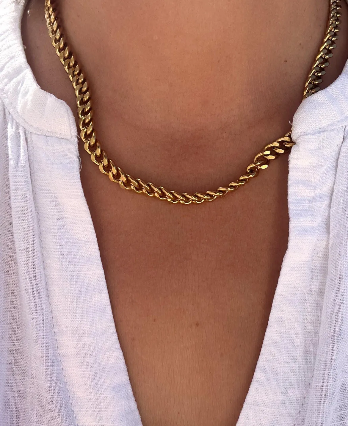 Cuban Link Gold Plated Chain