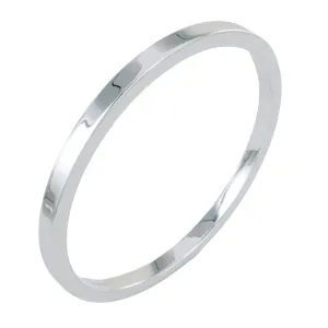Cube Sterling Silver Shine Bangle
