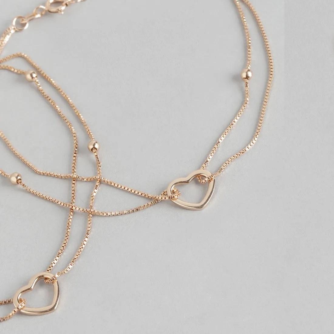 Dainty Silver Heart 925 Silver Anklets