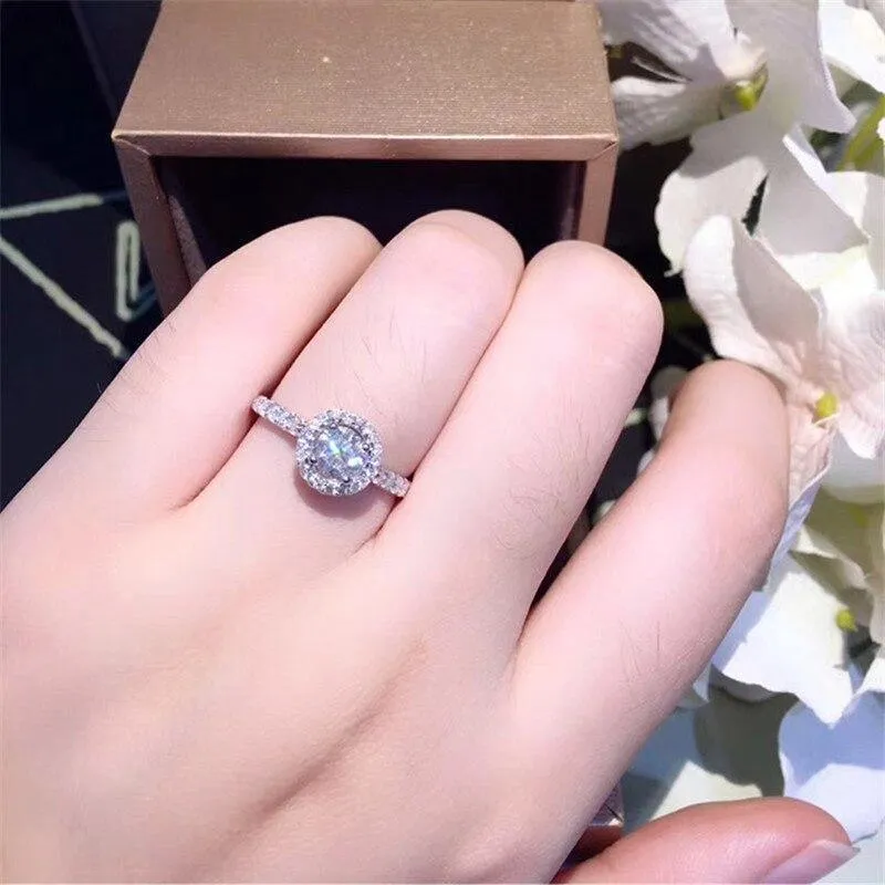 Dazzling 925 Silver Cubic Zirconia Wedding Engagement Rings - Best Online Prices by Jewellery Supermarket