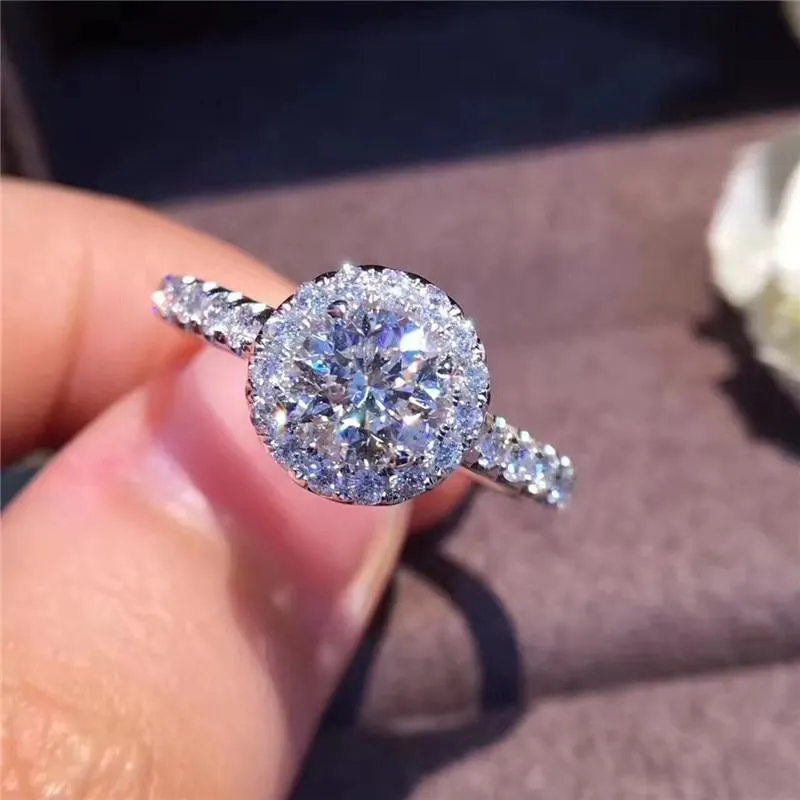 Dazzling 925 Silver Cubic Zirconia Wedding Engagement Rings - Best Online Prices by Jewellery Supermarket