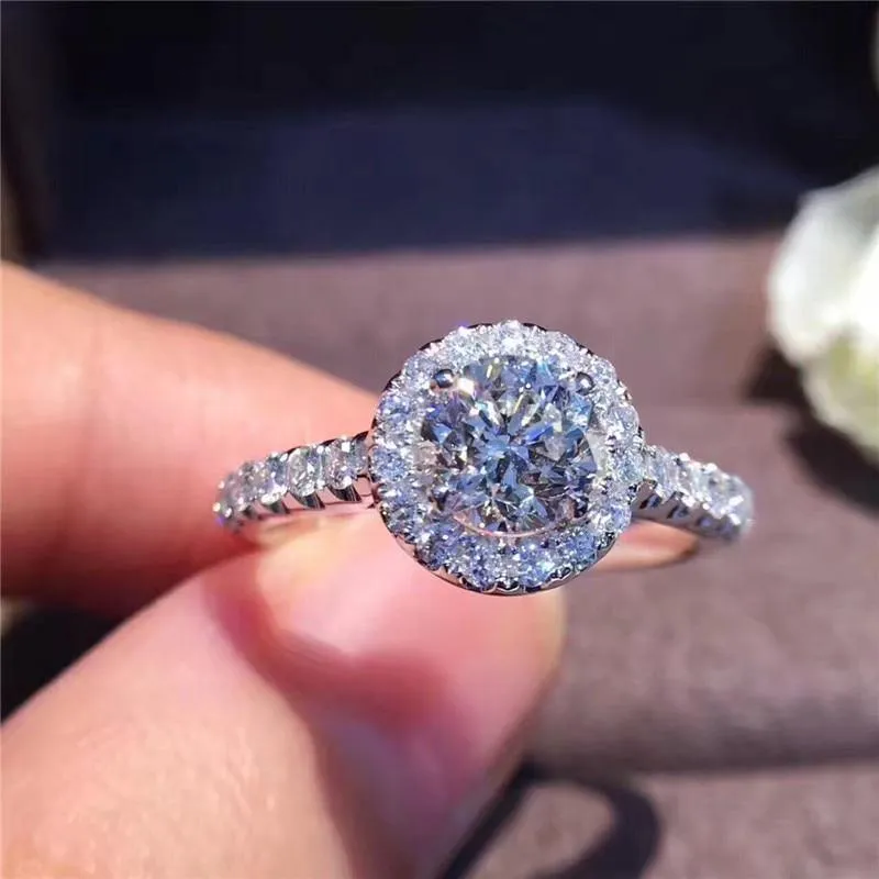 Dazzling 925 Silver Cubic Zirconia Wedding Engagement Rings - Best Online Prices by Jewellery Supermarket