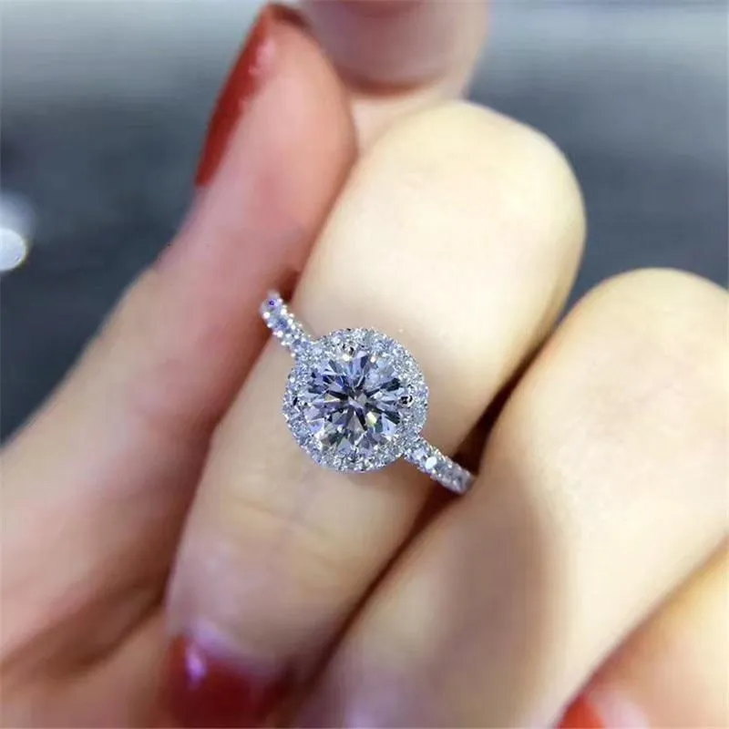Dazzling 925 Silver Cubic Zirconia Wedding Engagement Rings - Best Online Prices by Jewellery Supermarket