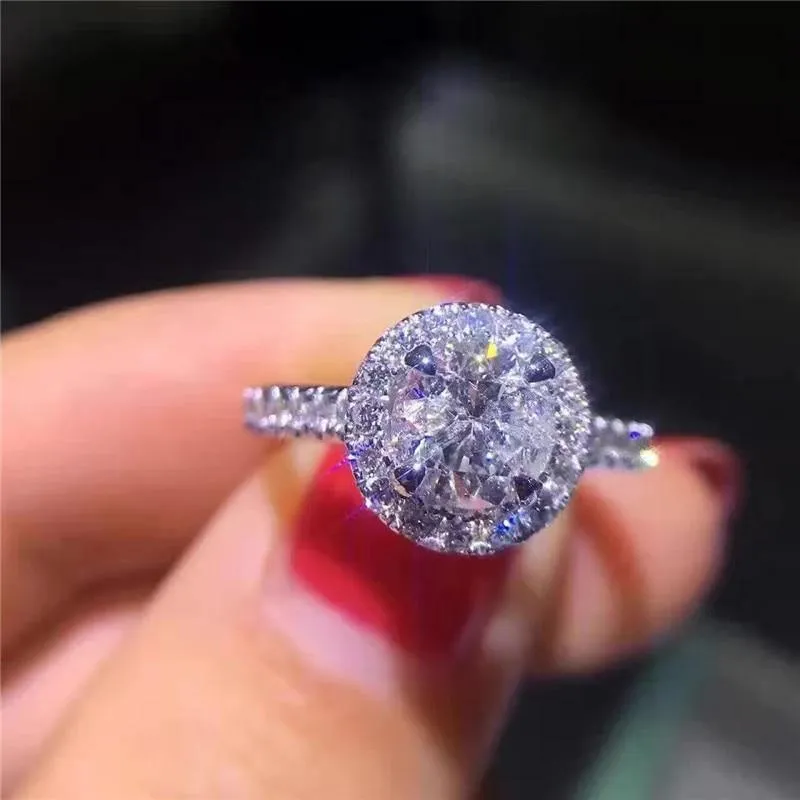 Dazzling 925 Silver Cubic Zirconia Wedding Engagement Rings - Best Online Prices by Jewellery Supermarket