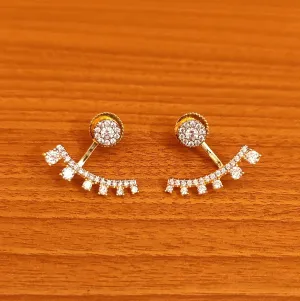 DIAMOND LOOKCZ STUDDED DESIGNER EARRINGS