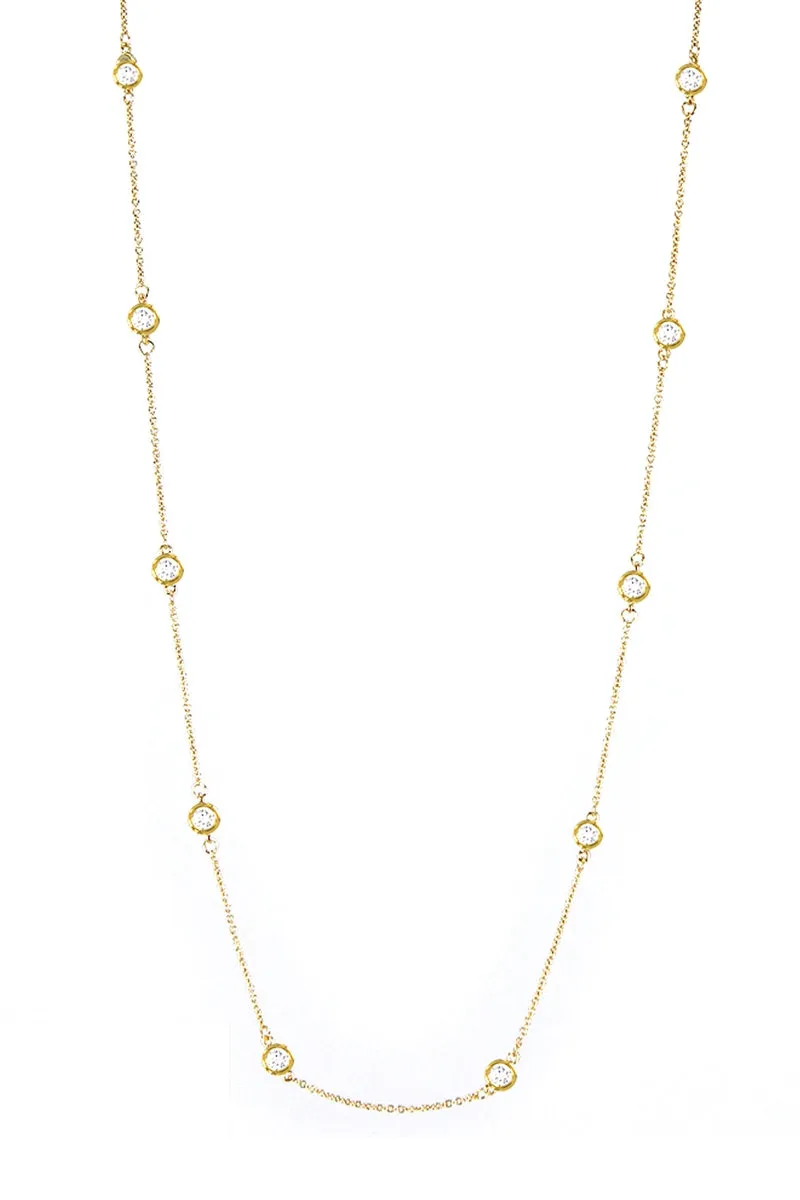 Diamonds By The Yard Gold Station Necklace - 36" Long