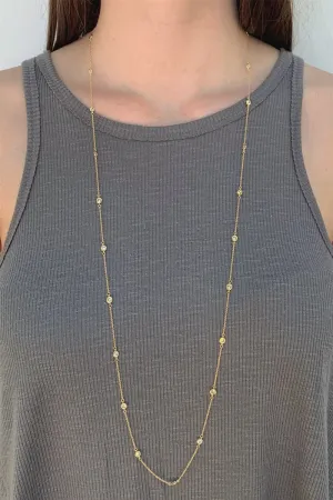 Diamonds By The Yard Gold Station Necklace - 36" Long