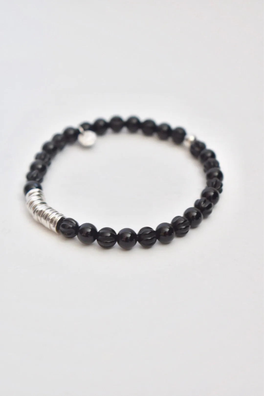 Disc Round Beaded Bracelet