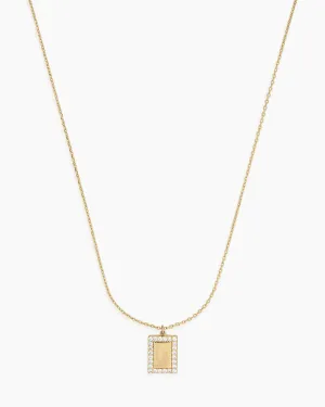 Eloise Gold Locket Necklace