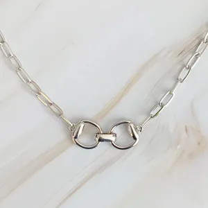 Equestrian Pendant Chain Necklace
