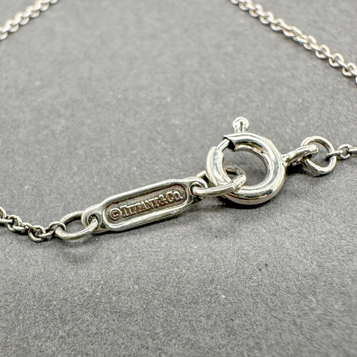 Estate Tiffany & Co. SS Mini Double Heart Pendants