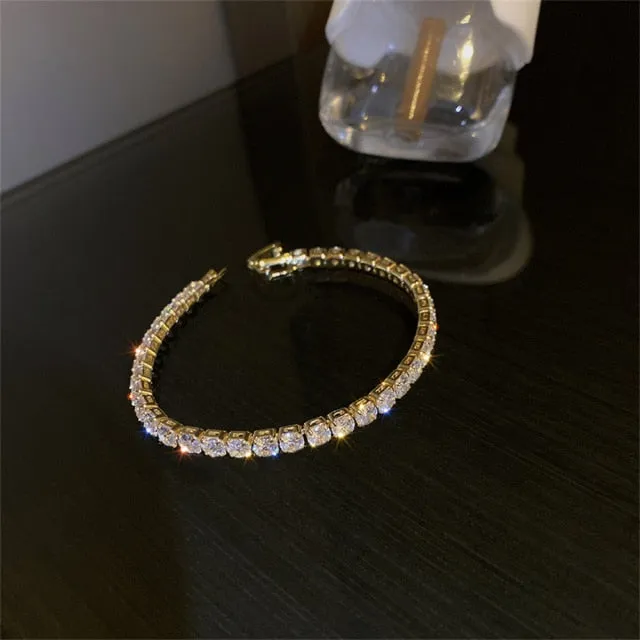 Exquisite Geometry Tennis Bracelets for Female