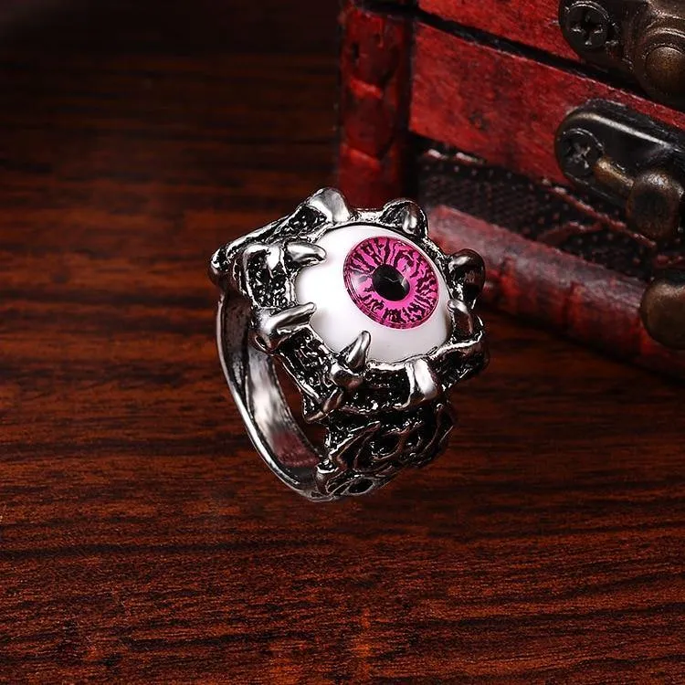 Eyes Claw Biker Gothic Ring