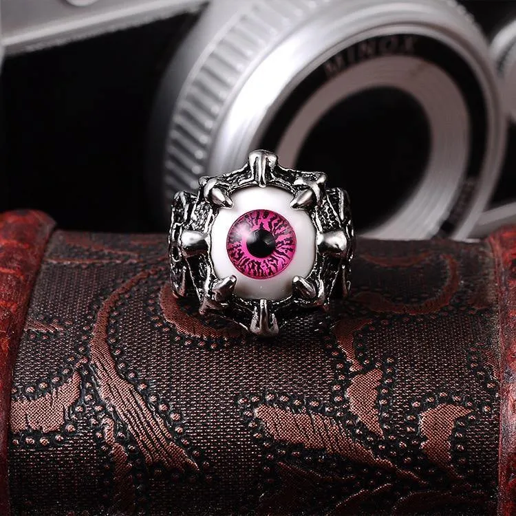 Eyes Claw Biker Gothic Ring