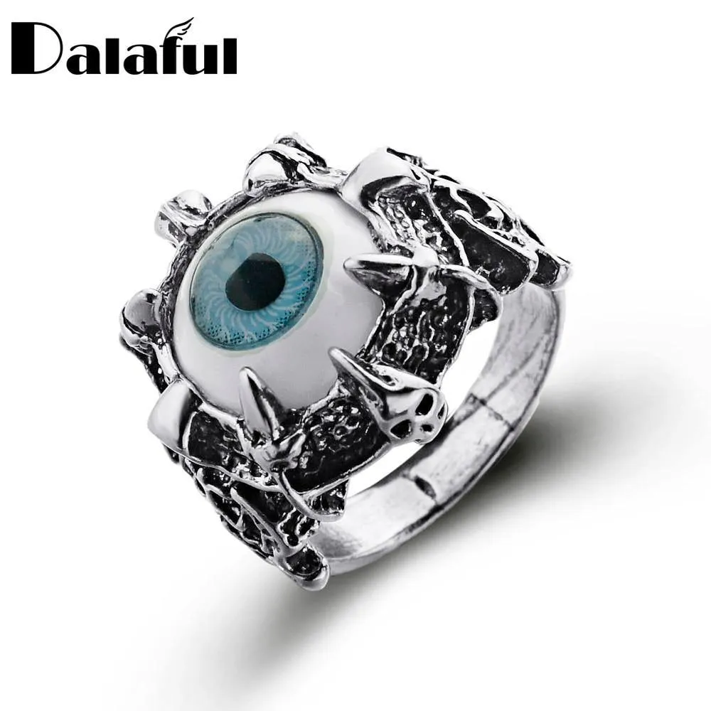 Eyes Claw Biker Gothic Ring