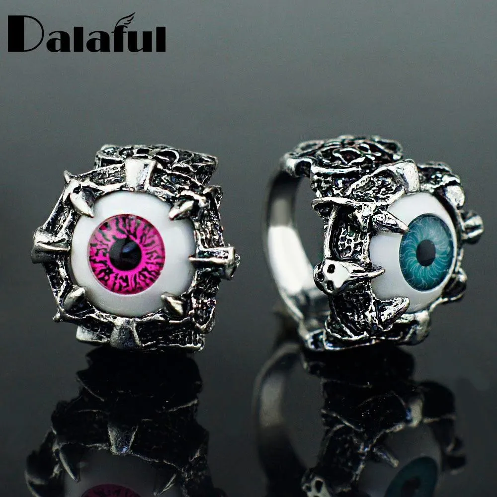 Eyes Claw Biker Gothic Ring