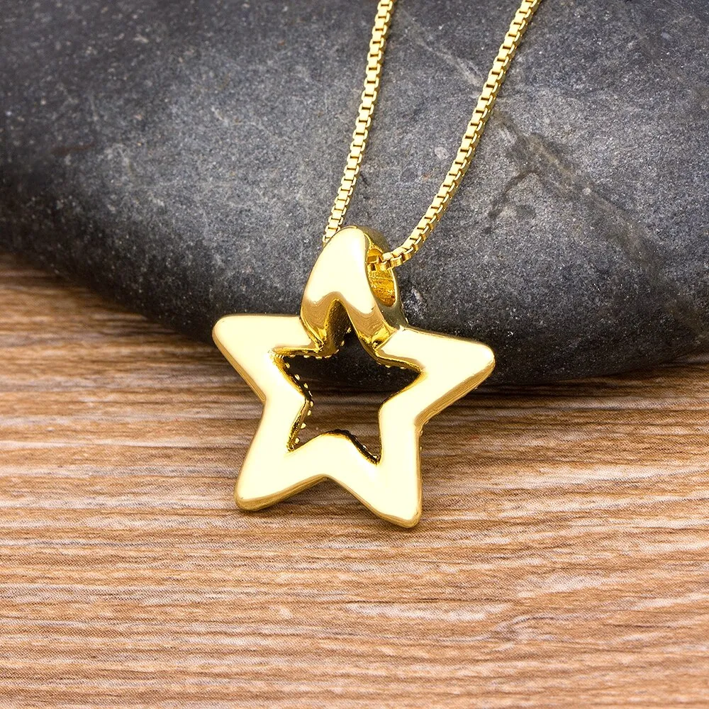 Fashion New Style European and American Popular Classic Star Pendant