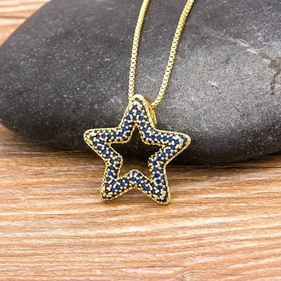 Fashion New Style European and American Popular Classic Star Pendant