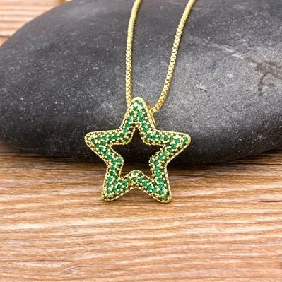 Fashion New Style European and American Popular Classic Star Pendant