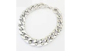 Fashion Silver Plated Chain Punk Statement Choker Necklace