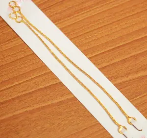 Flat Gold Plated Ear Chain