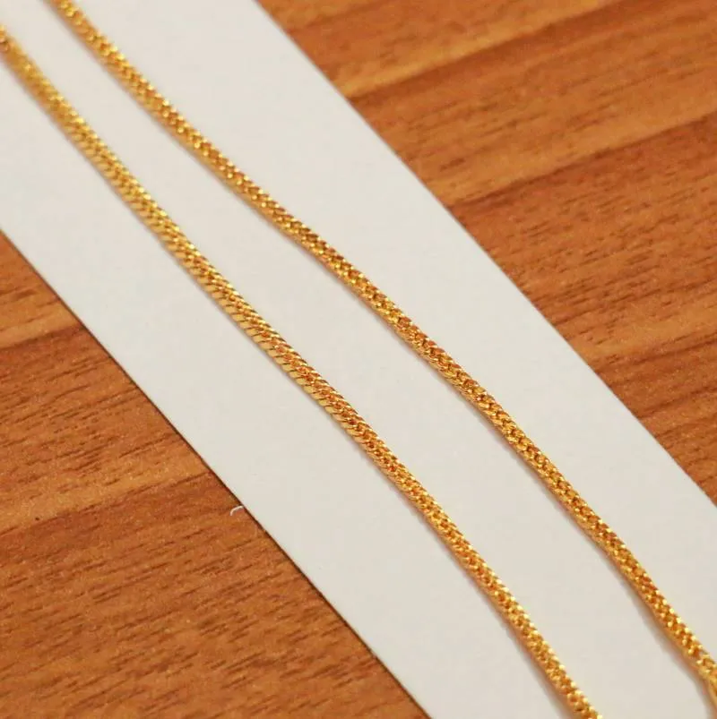 Flat Gold Plated Ear Chain
