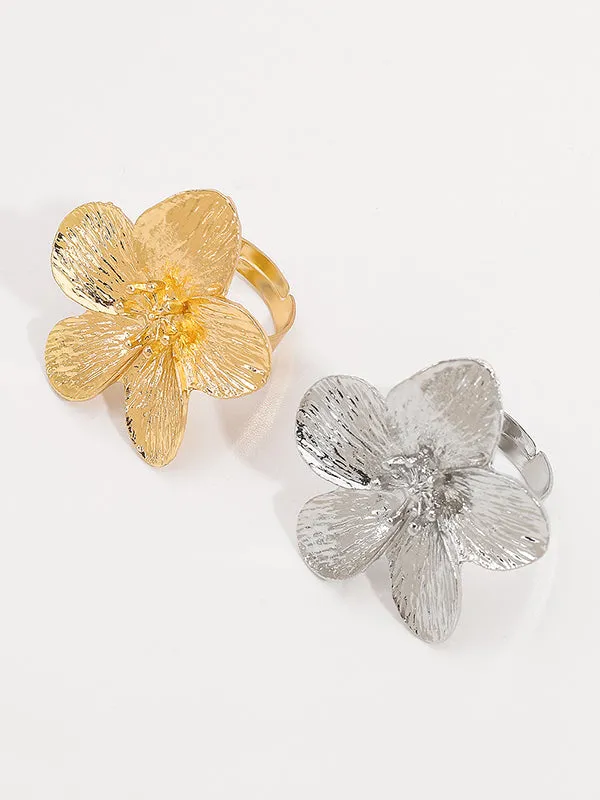 Flower Shape Rings Accessories   Necklaces Accessories