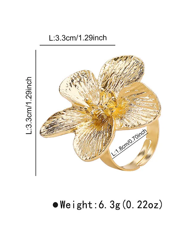 Flower Shape Rings Accessories   Necklaces Accessories